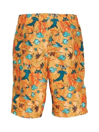 Short de bain Orange/Bleu Garçon Nike 6 Volley 2