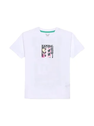 T-Shirt Blanc Garçon Kaporal Ostyn 1