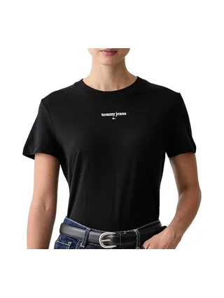 T-Shirt Noir Femme Tommy Hilfiger Classic 1