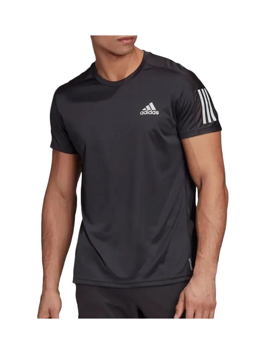 Maillot de Sport Noir Homme Adidas Own The Run Tee 2