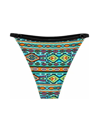 Bas De Maillot de Bain Turquoise/Noir Grain de Sable Kim 2