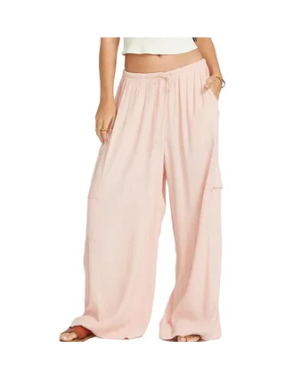 Pantalon Rose Femme Billabong Beach Babe Cargo 1