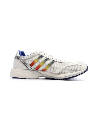 Baskets Blanches/Bleu Mixte Adidas Adizero Adios 2