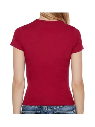T-Shirt Rose Foncé Femme Tommy Hilfiger Badge 2