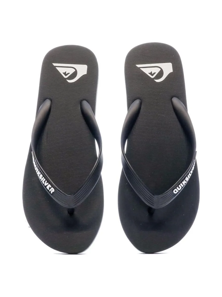 Tongs noir/blanc homme Quiksilver Molokai 4