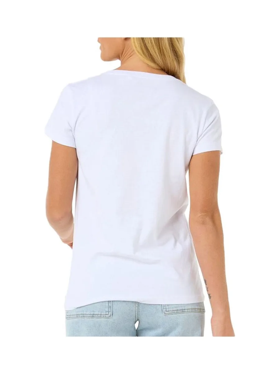 T-Shirt Blanc Femme Rip Curl Cala 3