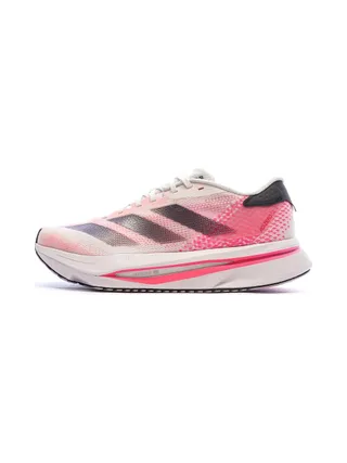 Chaussures de running Blanches/Roses Femme Adidas Adizero 1