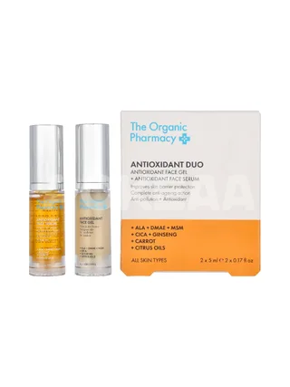 The Organic Pharmacy Antioxidant Mini Set 10ml - Antioxidant Face Gel 5ml/Antioxidant Face Serum 5ml 1
