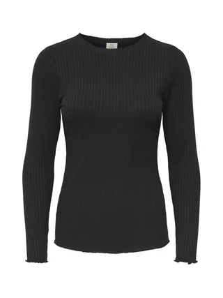 T-Shirt Manches Longues Noir Femme JDY Fransiska 3