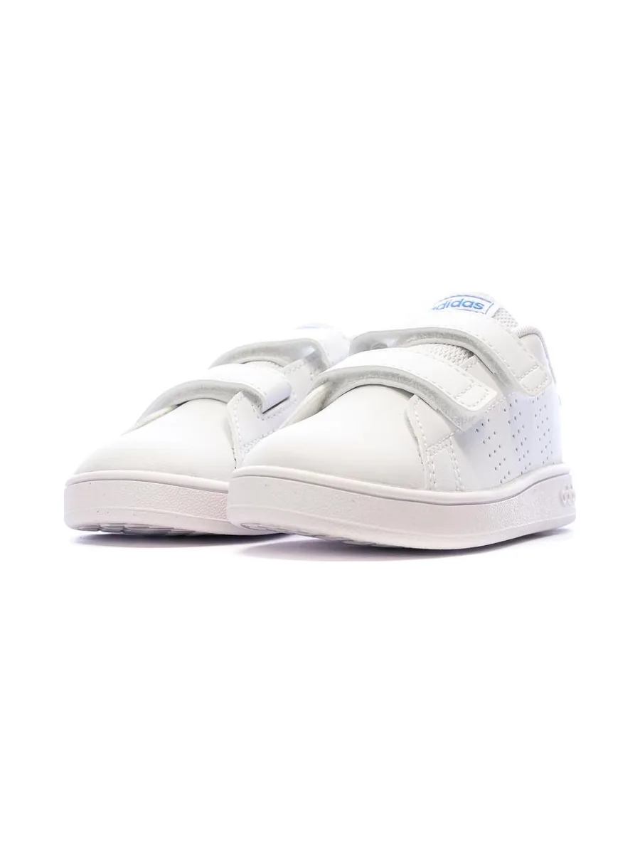Baskets Blanches Bébé/Junior Adidas Advantage 7