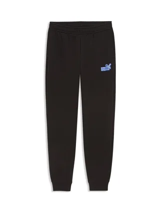 Jogging Noir Garçon Puma Ess Logo Lab Relaxed 1
