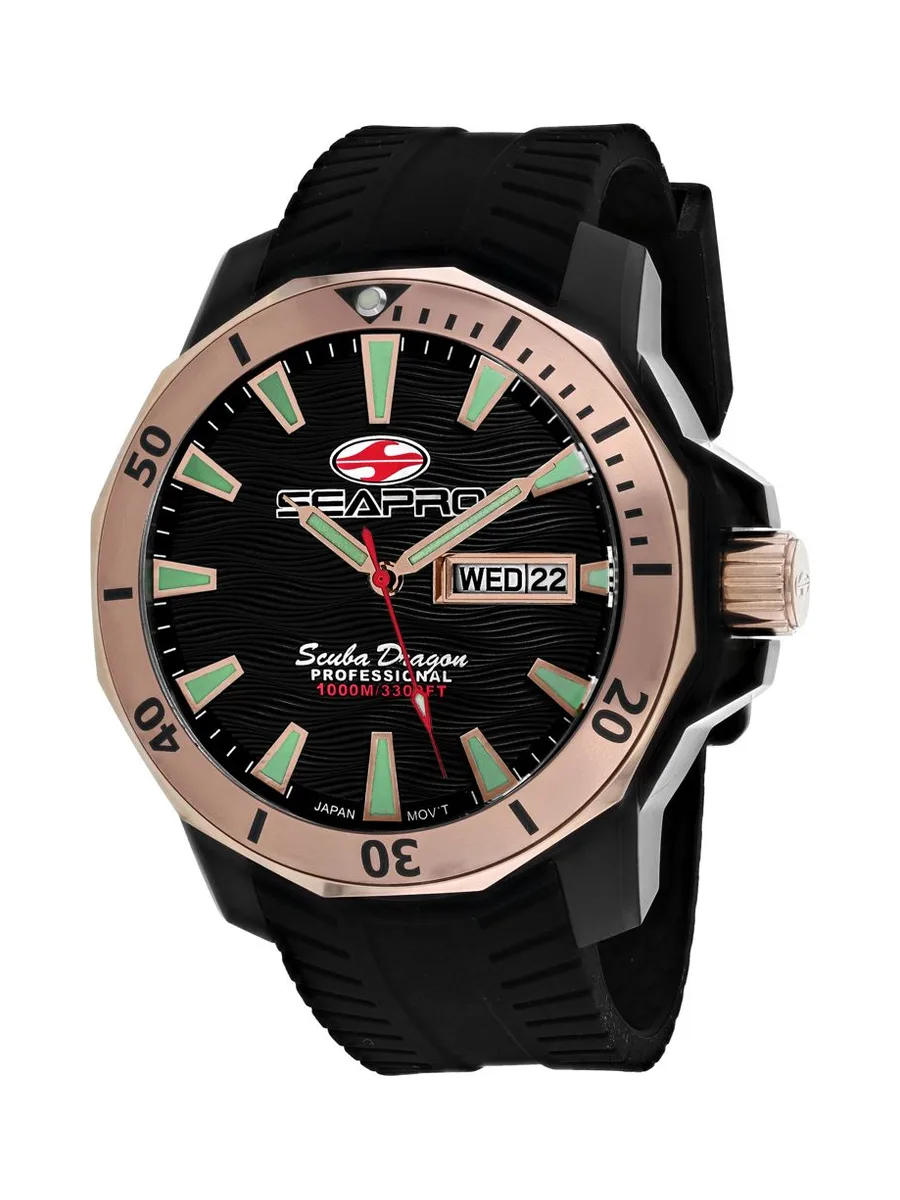 Seapro Men's Scuba Dragon Diver Limited Edition 1000 Meters 1