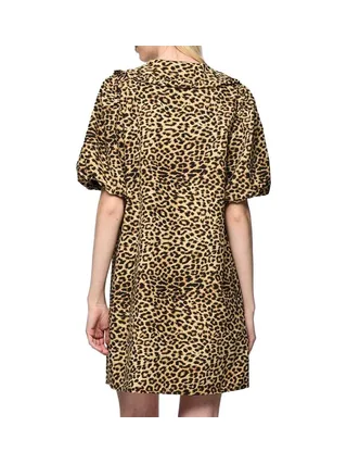 Robe Léopard Femme Pieces Nancy 2/4 2