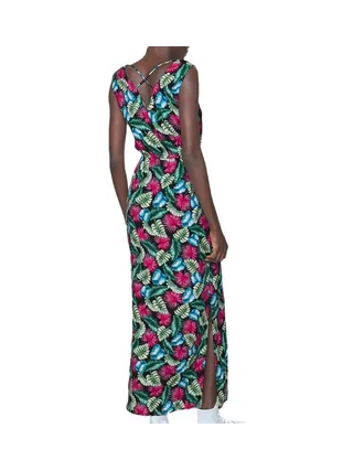 Robe Longue Noir/Rose Femme Vero Moda 10286770 2