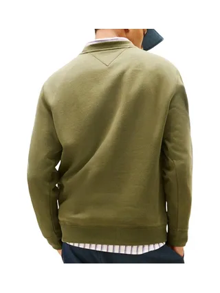 Sweat Vert Foncé Homme Tommy Hilfiger Reg Flag Crews 2