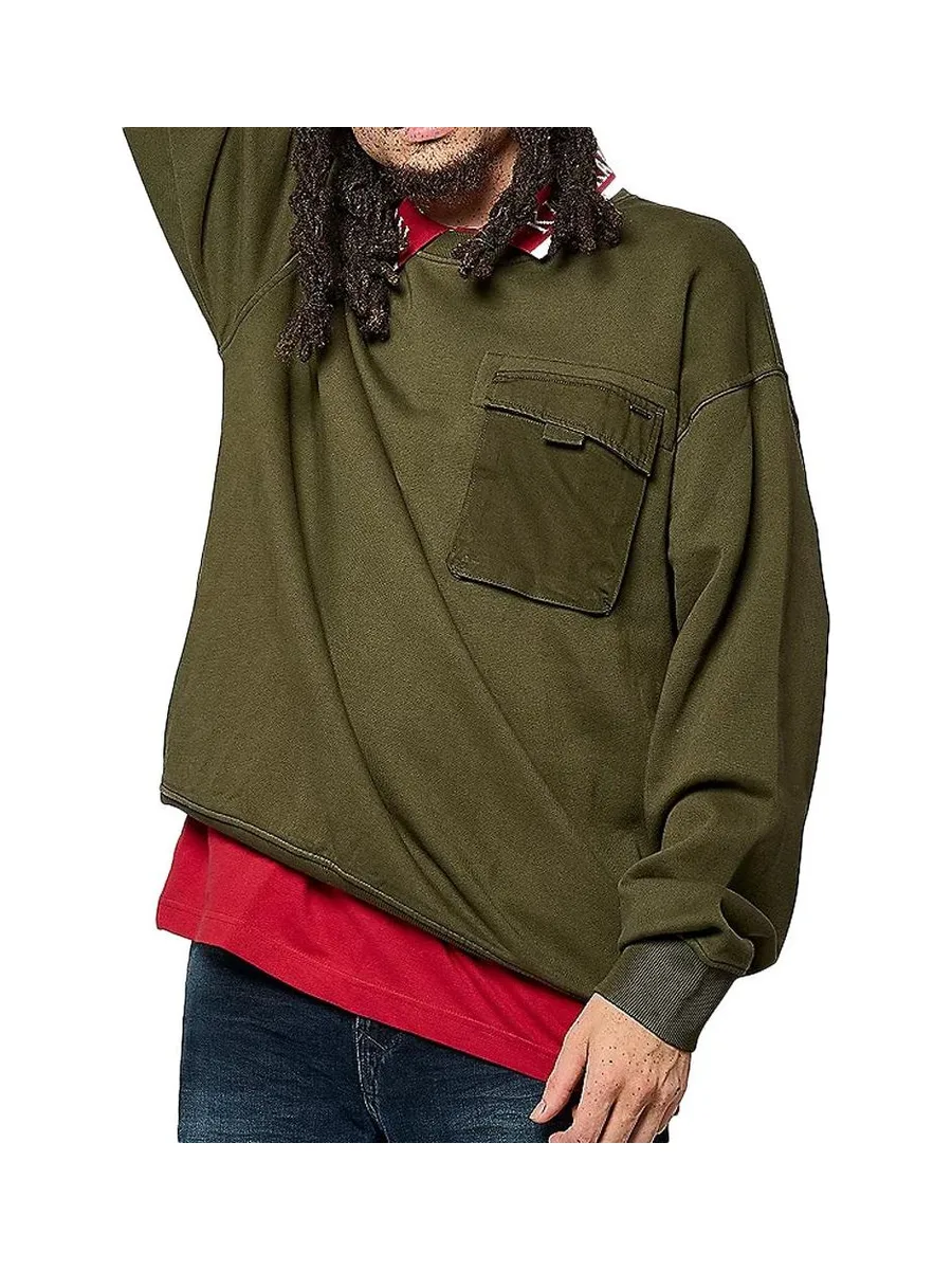 Sweat Kaki Foncé Homme Kaporal VITOR 1