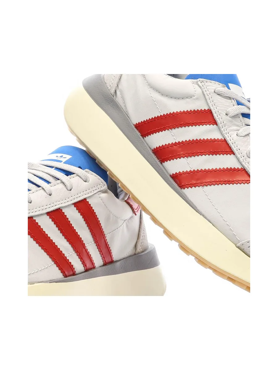 Baskets Gris/Bleu/Rouge Homme Adidas Country 8