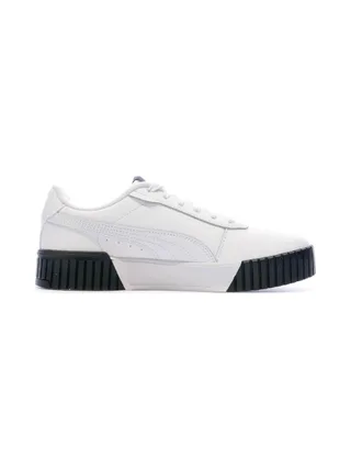 Baskets Blanche/Noire Femme Puma Carina 2.0 2