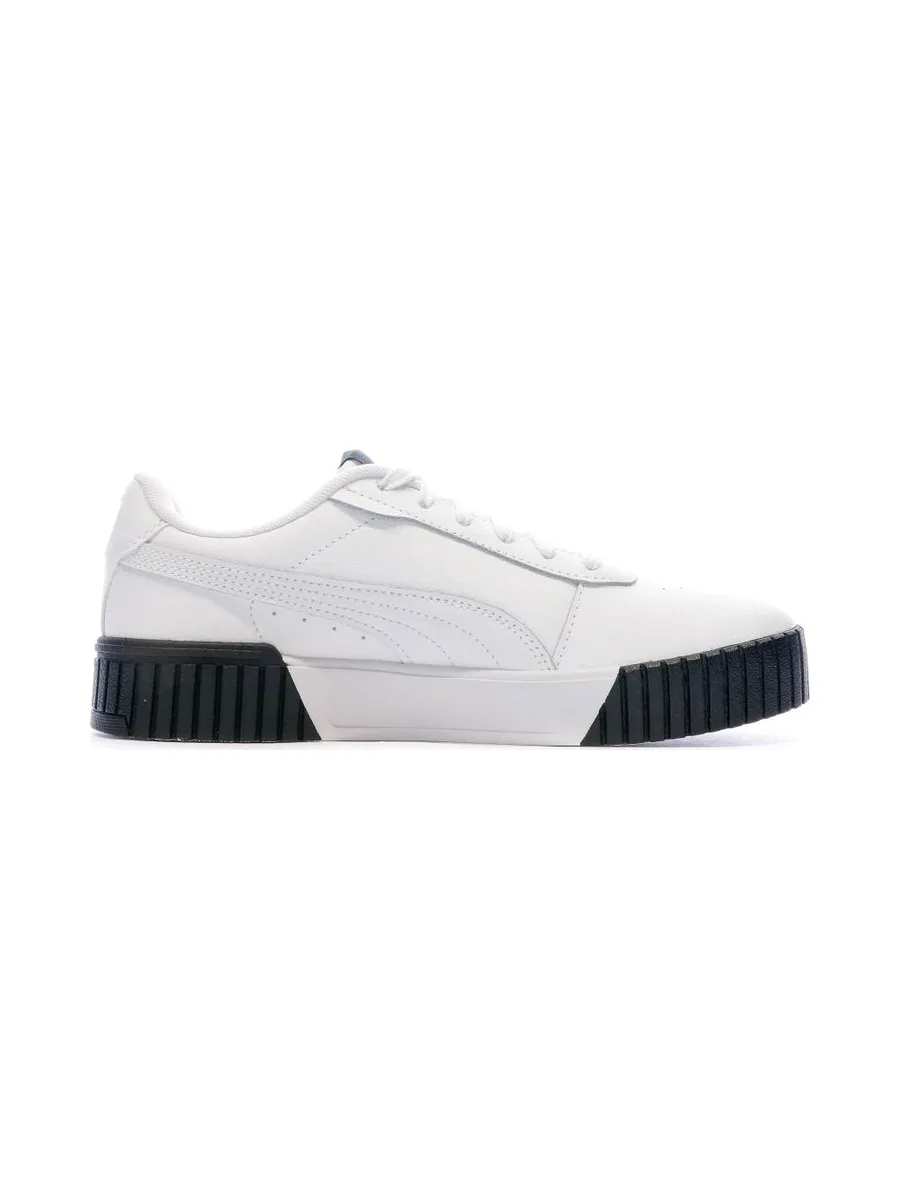 Baskets Blanche/Noire Femme Puma Carina 2.0 3
