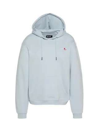 Sweat Bleu Clair Femme Schott SWHBRODEDW 1