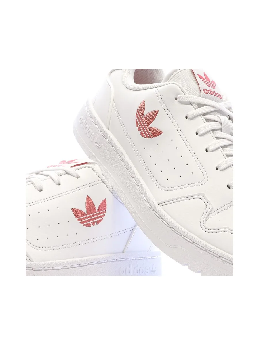 Baskets Blanc/Rose Adidas Ny 90 8