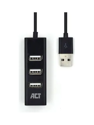 USB 2.0 Hub mini 4 port black 4