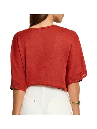 Pull Rouge Vif Femme Morgan MCHRIS 2