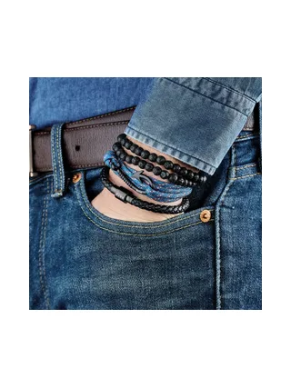Bracelet Iéna bleu 2