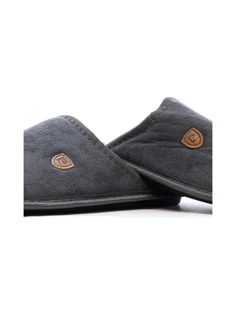 Chaussons Gris Homme Pierre Cardin Slippers 8