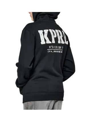 Sweat zippé Noir Garçon Kaporal MULL 2