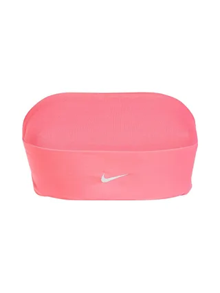 Haut de maillot de bain Rose Fluo Femme Nike Bandeau Bikini Top 2