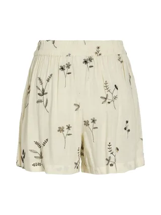 Short Écru/Noir Femme Vila Viwillis 2