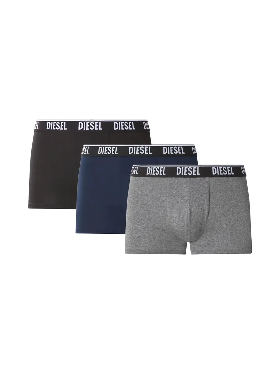 x3 Boxers Noir/Marine/Gris Homme Diesel Shawnthreepack 2