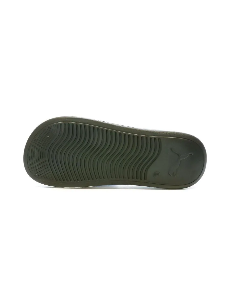 Claquettes Noire/Blanche Homme Puma Popcat 20 3