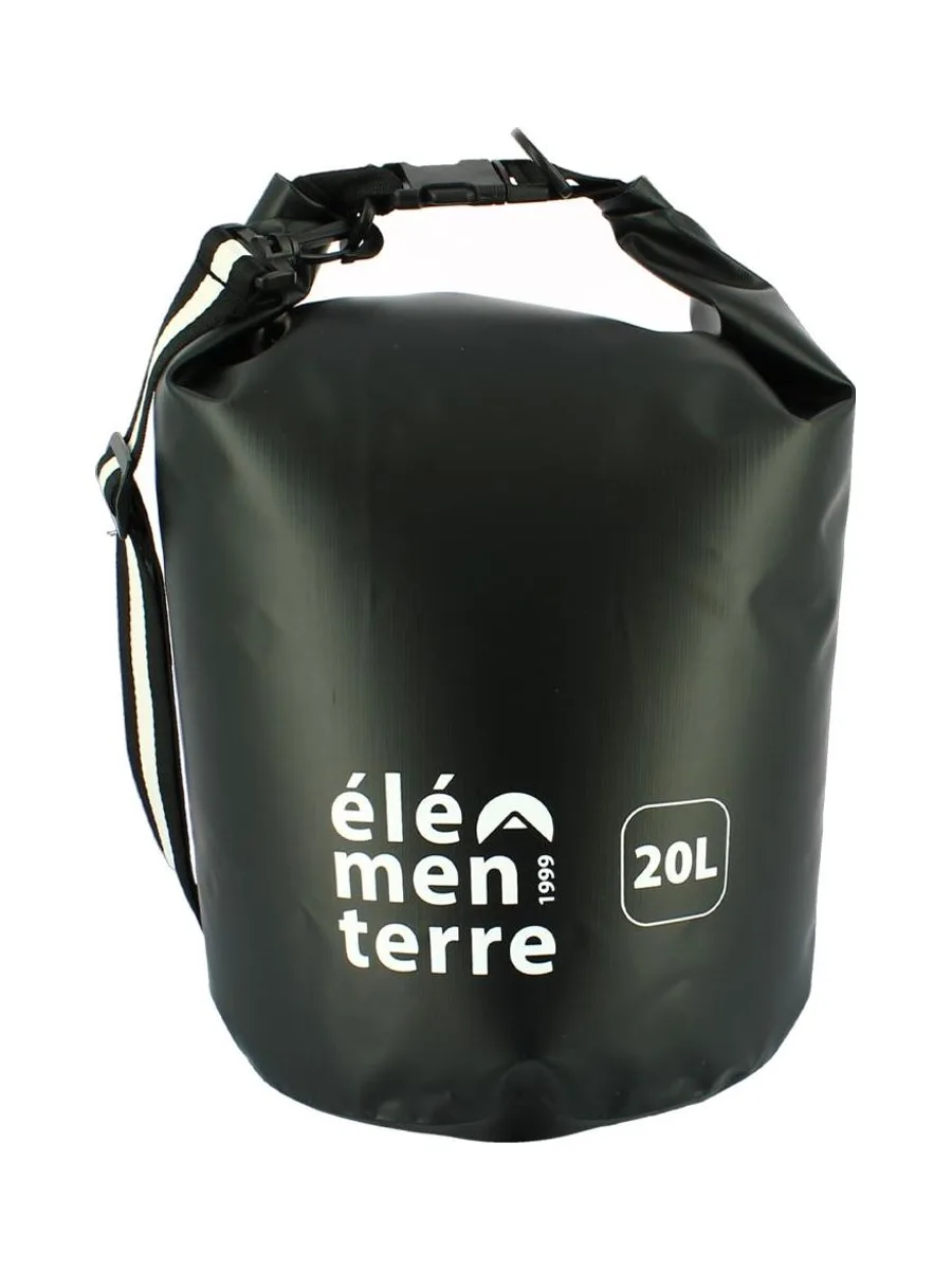 Sac étanche Noir Élémenterre Bukceno 20l 2