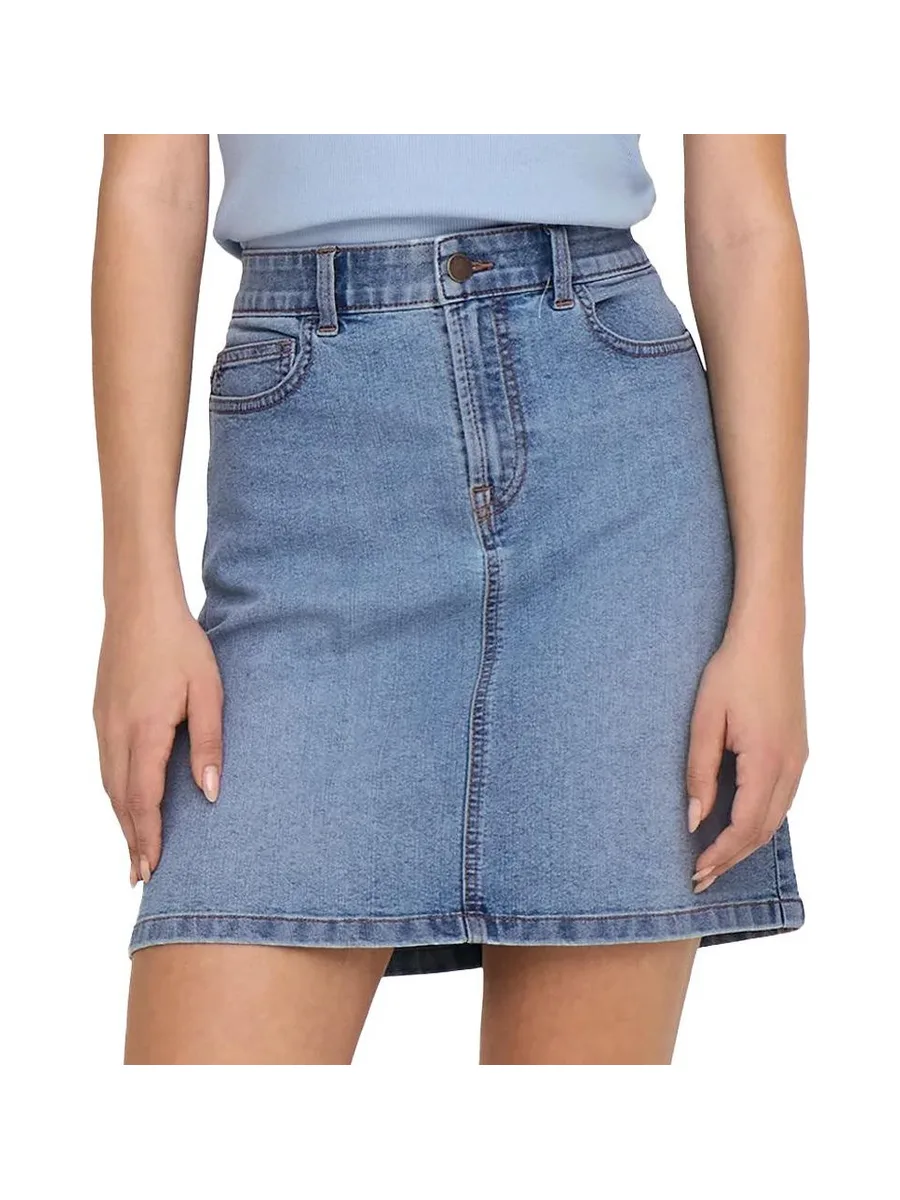 Jupe en Jean Bleu Clair Femme JDY Moon 2