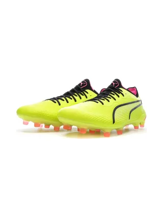 Chaussures de Foot Jaunes Homme Puma King Ultimate FG/AG 6