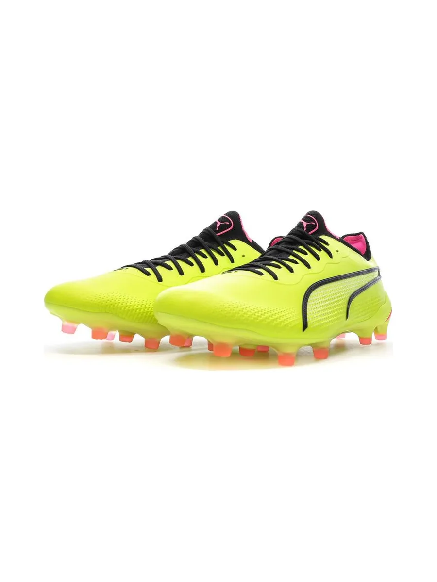 Chaussures de Foot Jaunes Homme Puma King Ultimate FG/AG 7