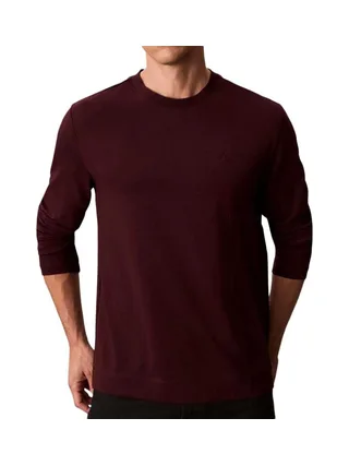 T-shirt Manches longues Marron Homme Calvin Klein Jeans Luxe 1