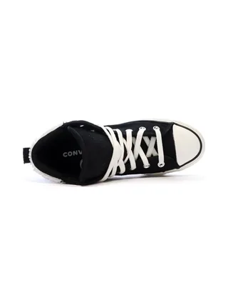 Baskets Noires Femme Converse Chuck Taylor All Star Puff 4