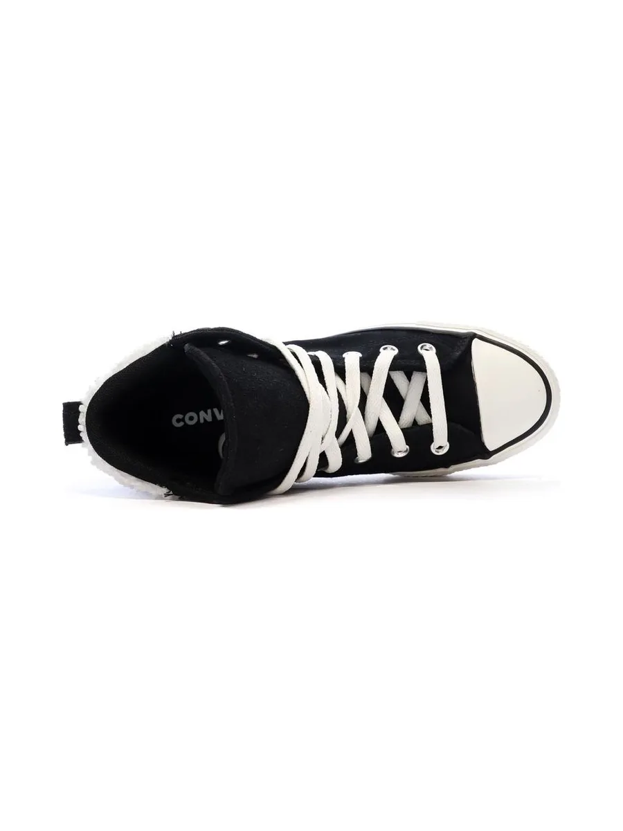 Baskets Noires Femme Converse Chuck Taylor All Star Puff 5