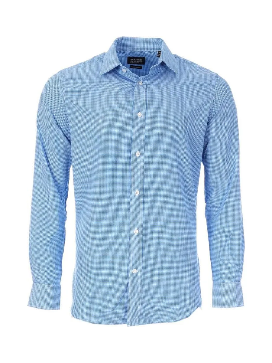 Chemise Bleu/Blanc Homme Scotch & Soda SHOP02A40 2