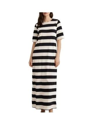 Robe Noir/Beige Femme Vero Moda Milla 1