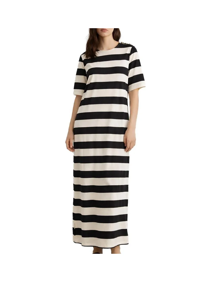 Robe Noir/Beige Femme Vero Moda Milla 2