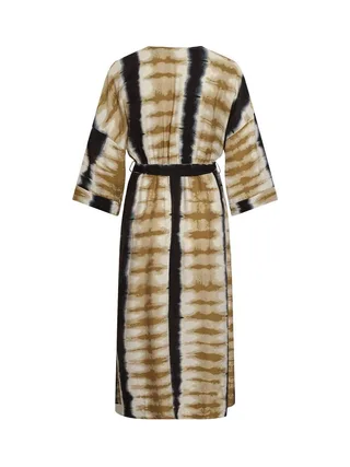 Robe Marron/Marine Femme Vila Viwrinkle 2