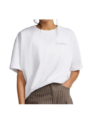 T-shirt Blanc Femme Converse Chuck Taylor Infill 1