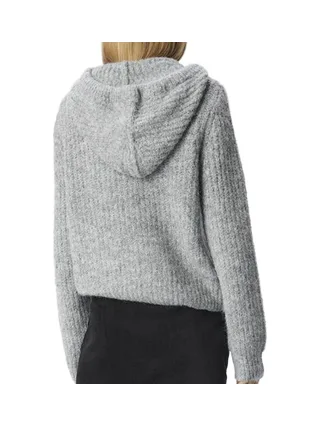 Pull à capuche Gris Clair Femme Vero Moda Hoodie 2
