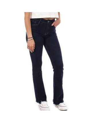 Jean Bootcut Bleu Brut Femme My Tinas Evase 1