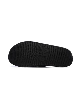 Chaussons Noir Femme Calvin Klein Jeans Slipper Satin Moire 5