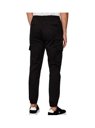 Pantalon Cargo Noir Homme Calvin Klein Jeans Skinny Comfort Cotto 2